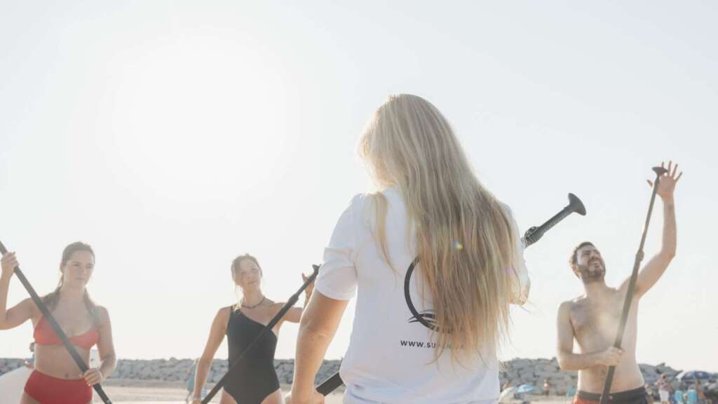 SUP & SAIL Actividades acuáticas Mataró Curso Paddle Surf